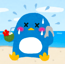 pengin on the beach